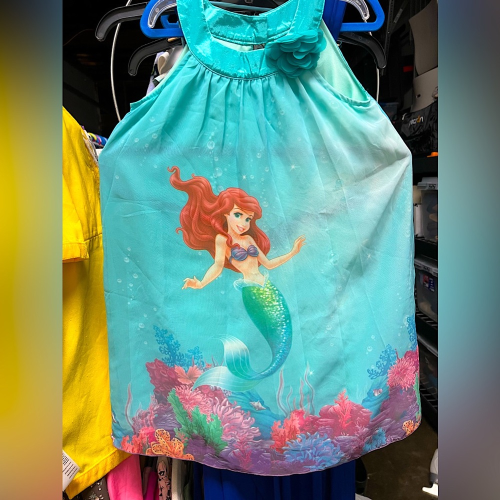 Disney Little Mermaid Chiffon Halter Dress